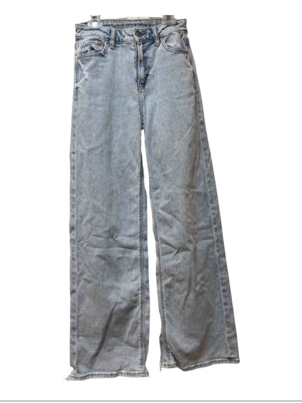 American Eagle Outfitters Light Blue Wide Leg Jeans